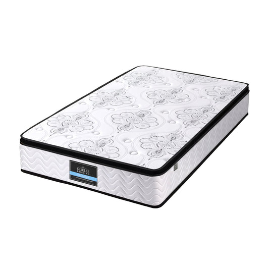 Giselle Bedding King Single Mattress 30cm Pocket Spring Euro Top Medium Firm Foam