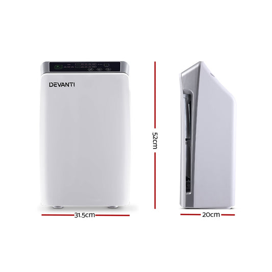 Devanti Air Purifier 4 Stage HEPA Filter Home Office