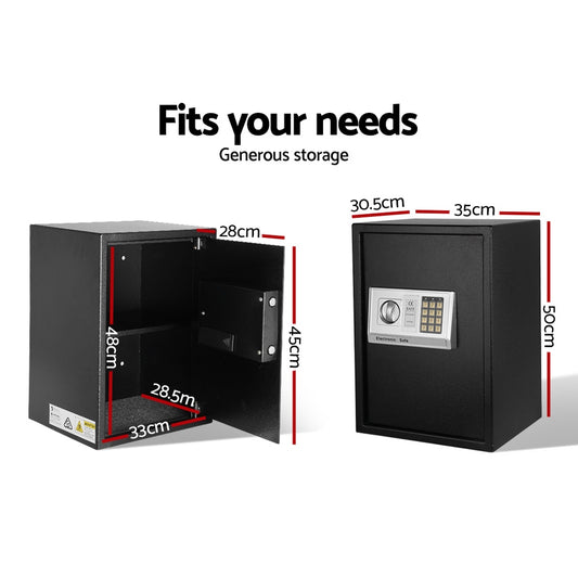 UL-TECH Electronic Digital Home Security Safe Safety Box Office Cash