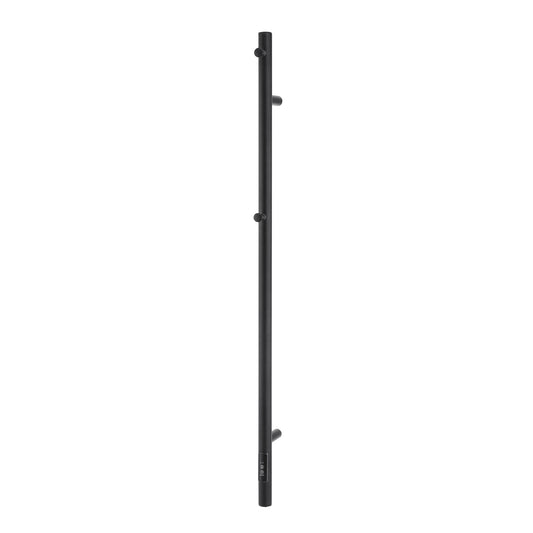Devanti Heated Towel Rail with Timer Vertical Electric Heater Warmer Rack Black