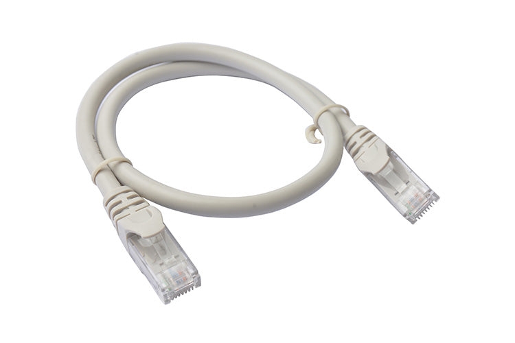 8WARE Cat6a UTP Ethernet Cable 25cm Snagless Grey