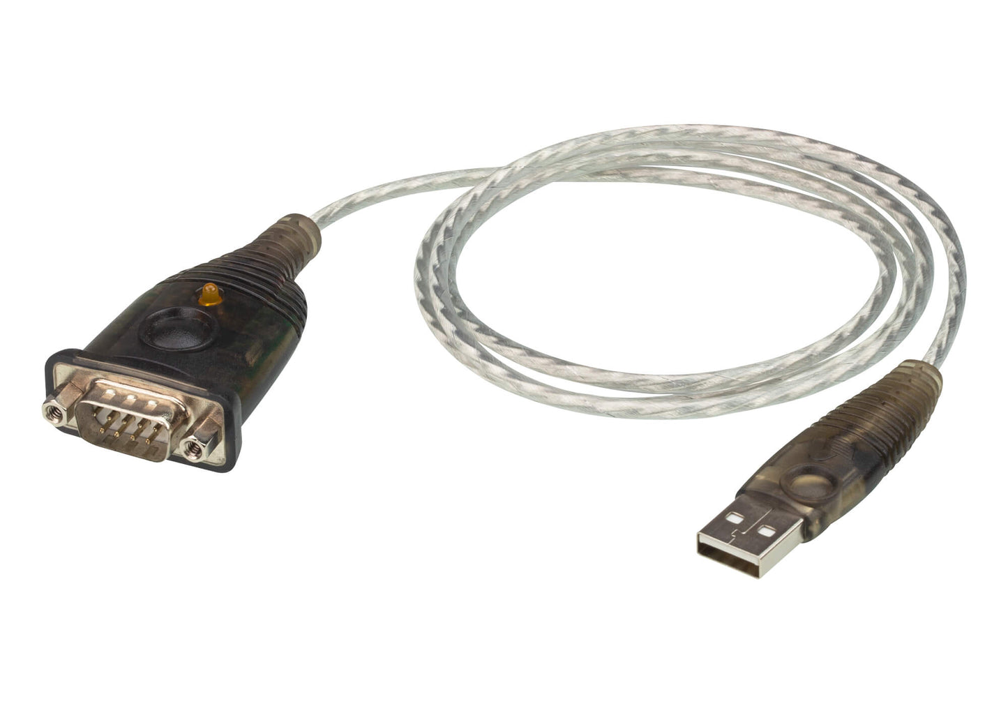 ATEN USB to RS232 converter with 1m cable, 921.6 Kbps Transfer Rate, Compatible with Windows, Mac, Linux