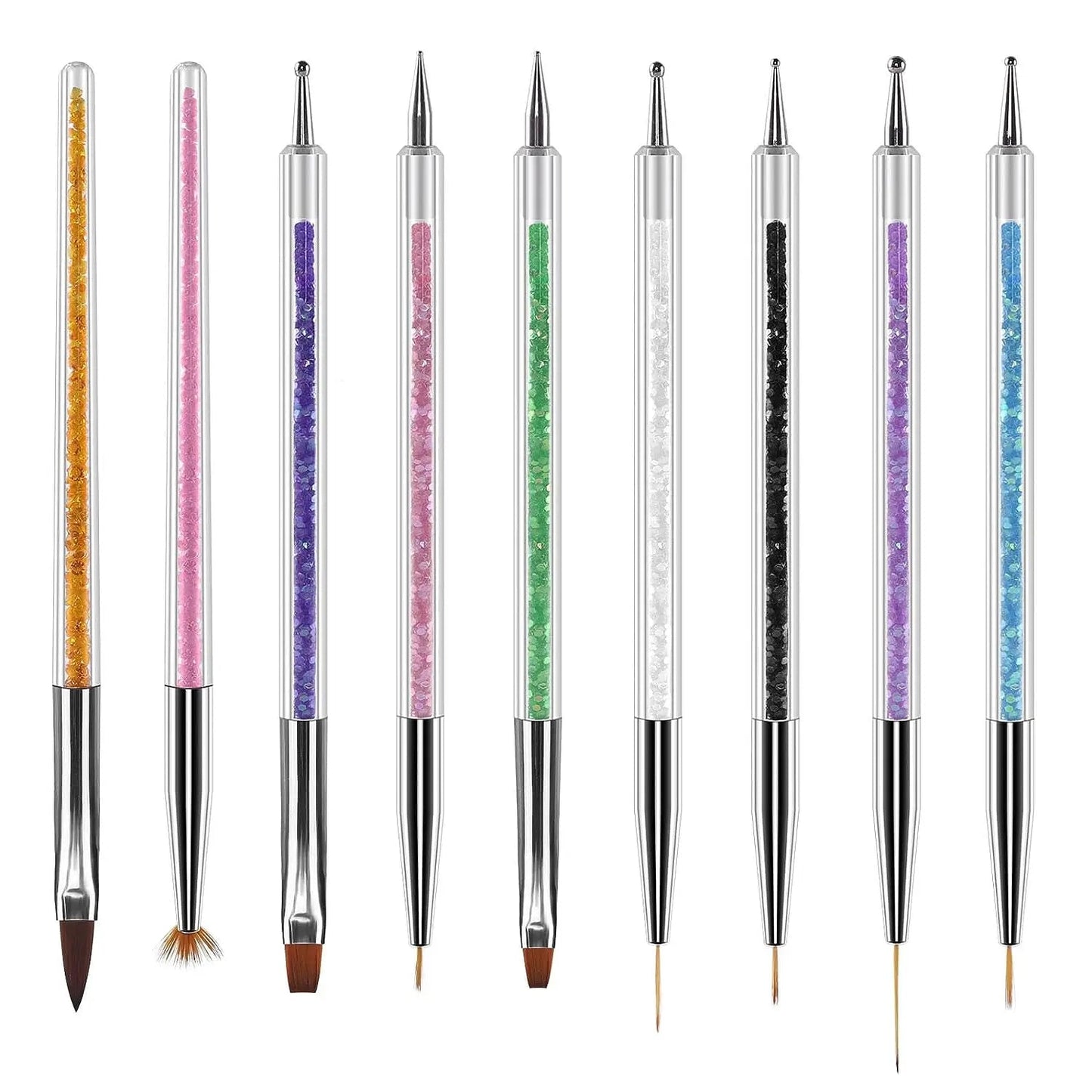 31Pcs Nail Art Brushes and Dotting Tools
