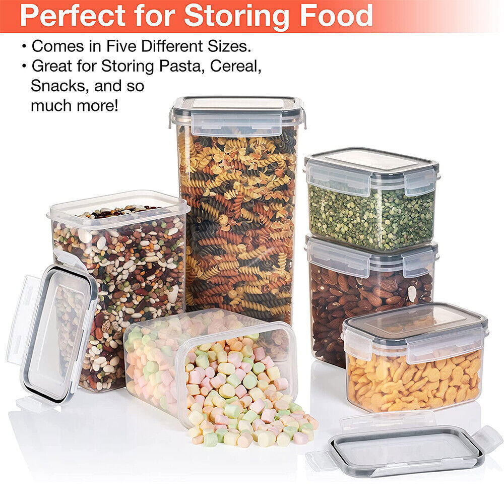28-Piece Airtight Pantry Storage Containers with Lids for Kitchen Dry Food