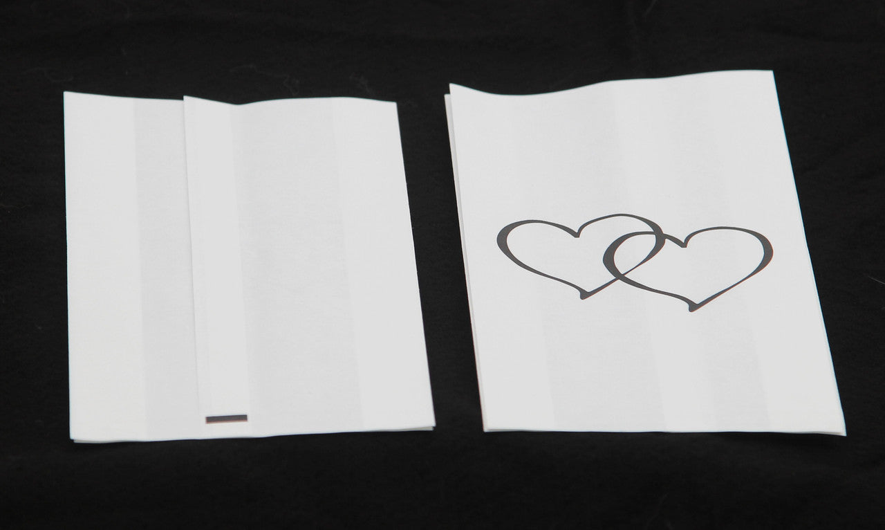 150 Pack Wedding Cake Bags Greaseproof Wax Paper Slice Take Home Favour Large Heart