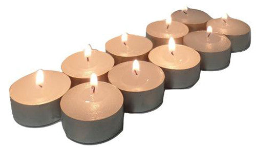 Bulk Buy Large Tealight Candles 6cm Wide in silver foil cup 100 in a pack - Party Event Wedding BBQ Dinner Romantic Ambience Decor