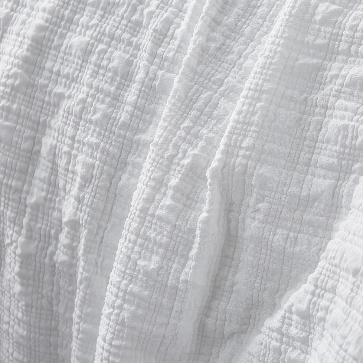 Accessorize Augusta White Ruched Quilt Cover Set King