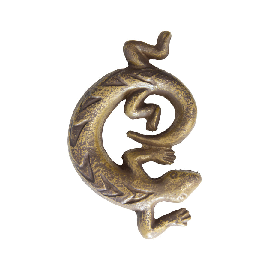 Curled Up Gecko Paperweight Decor 17cm