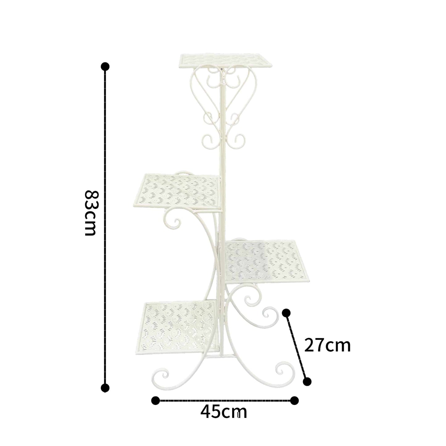 Bordeaux 4-Tier Potplant Stand 83cm