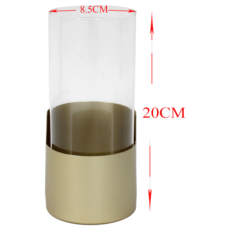 Aura Subtle Pillar Candleholder 9x20cm