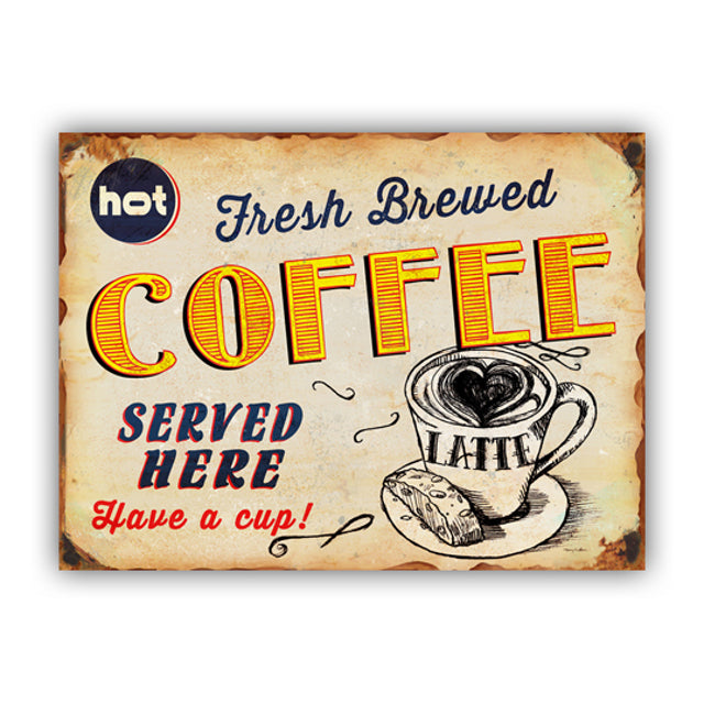 Coffee Sign Wall Art 40cm