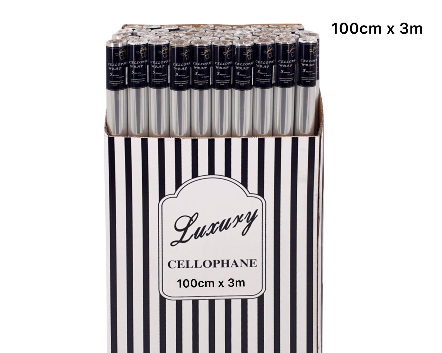 bulk 50 Cellophane 100cmx3m on 38mm Core