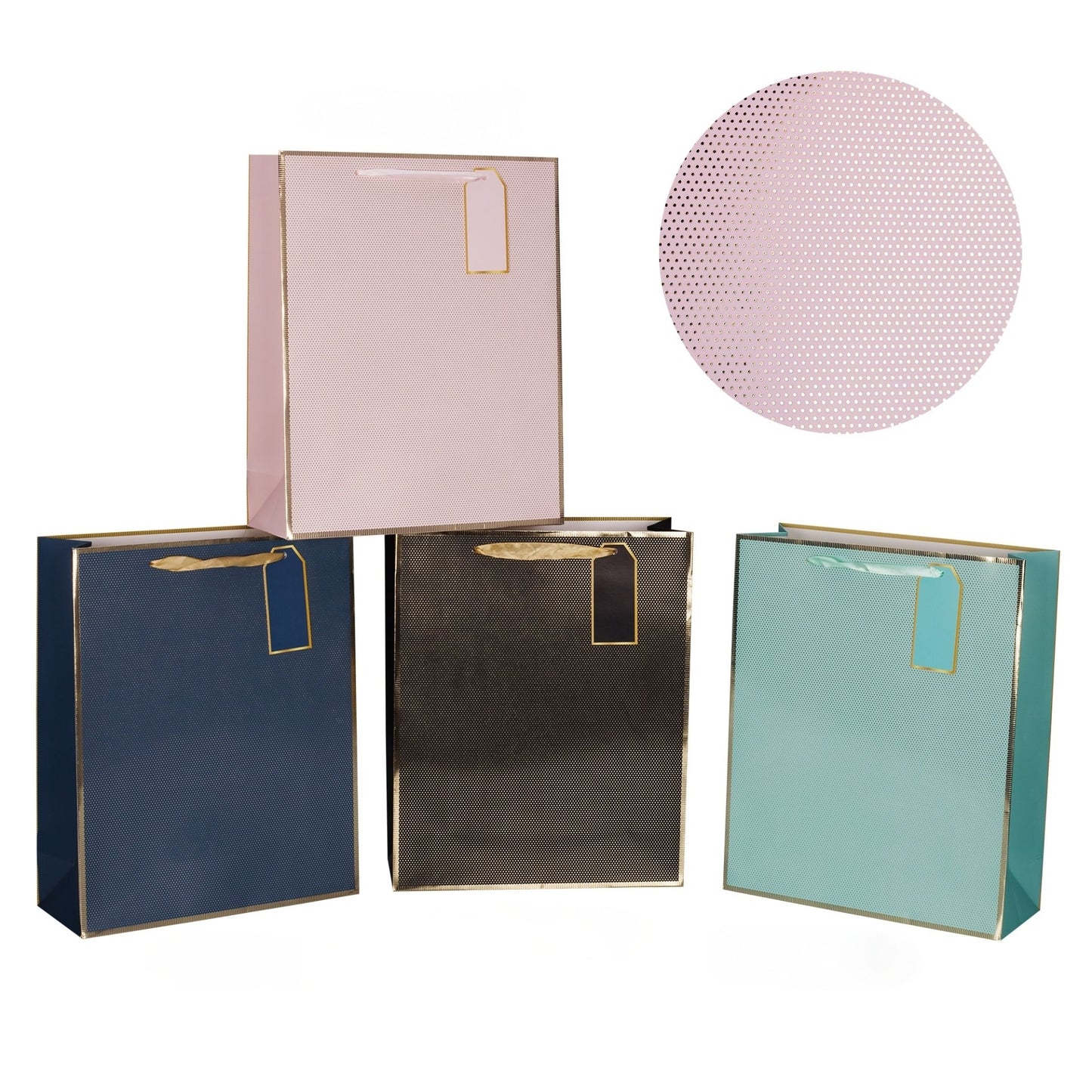 bulk 24 Medium Classic Luxe Gift Bag Assort 23cm