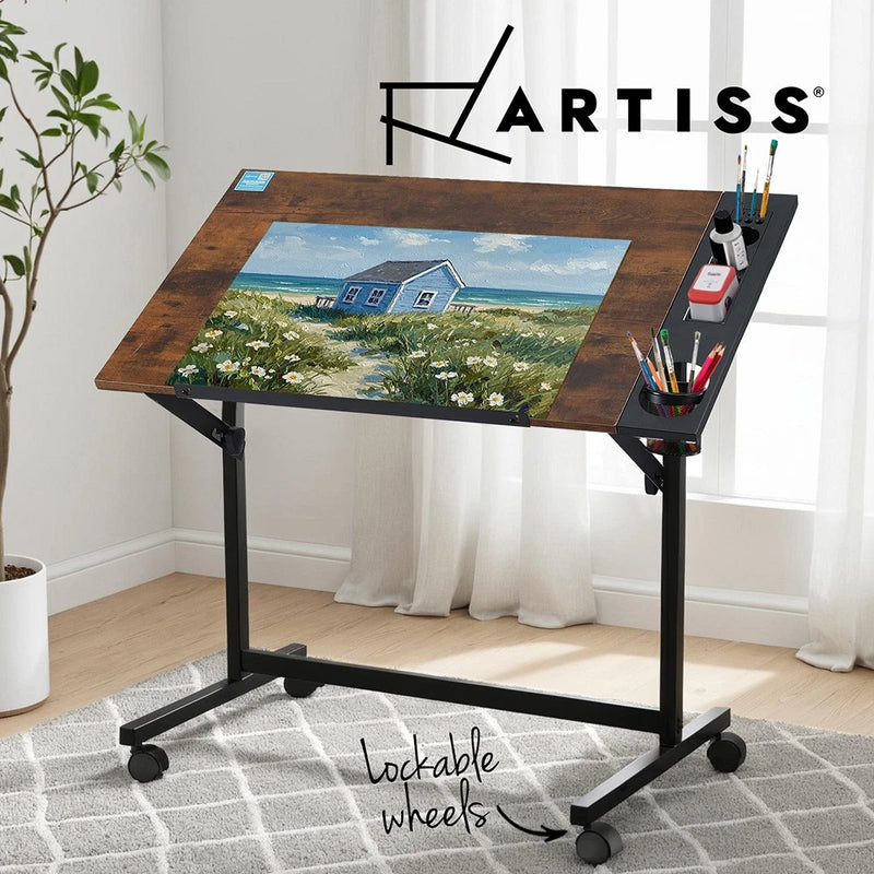 Artiss Drafting Table Drawing Desk Art Desk Multi-Functional Craft Drawing Table