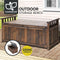 Gardeon Outdoor Storage Box Wooden Garden Bench Chest Toy Tool Sheds Furniture