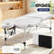 Zenses Massage Table 75cm Portable 2 Fold Aluminium Beauty Therapy Bed White