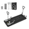 Everfit Pilates Reformer Board Foldable Exercise Trainer Black