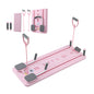 Everfit Pilates Reformer Abdominal Exercise Board Push Up Set Fitness Pink
