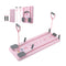 Everfit Pilates Reformer Board Foldable Multi-Functional Exercise Pink