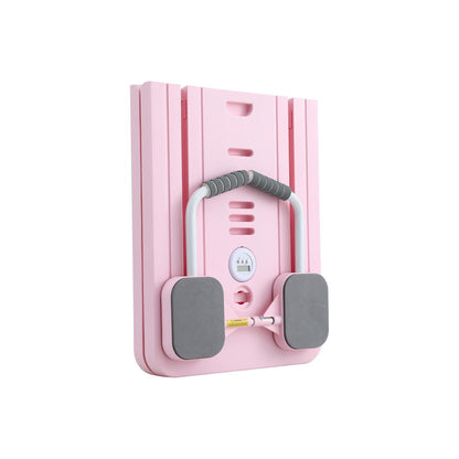 Everfit Pilates Reformer Abdominal Exercise Board Push Up Set Fitness Pink