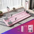 Everfit Pilates Reformer Board Foldable Multi-Functional Exercise Pink