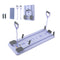Everfit Pilates Board Foldable Reformer Exercise Trainer Purple