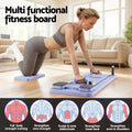 Everfit Pilates Board Foldable Reformer Exercise Trainer Purple