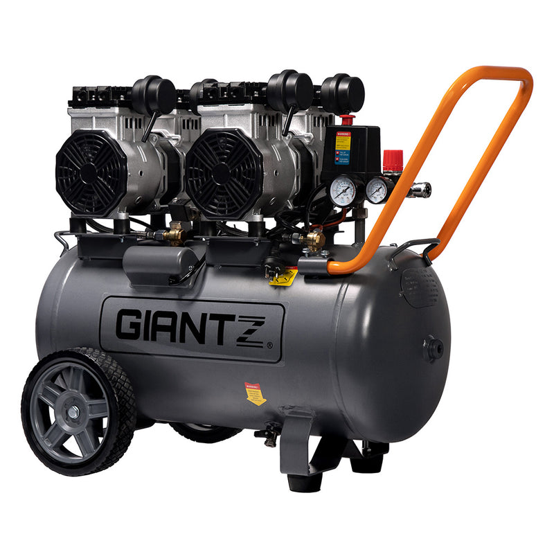 Giantz 50L Air Compressor 200L/min 3.0HP Oil-Free Quiet