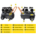 Giantz 50L Air Compressor 200L/min 3.0HP Oil-Free Quiet