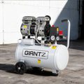 Giantz 24L Air Compressor 0.75HP Quiet Oil-Free Tyre Inflator