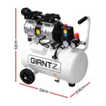 Giantz 24L Air Compressor 40L/min 115psi Oil-Free Portable
