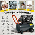 Giantz 50L Air Compressor 3.0HP Oil-Free 200L/Min Tyre
