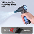 GIANTZ Electric Air Duster 202g 110000RPM Blower for Car Keyboard Outdoor
