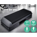 Everfit 3 Level Aerobic Step 110cm Exercise Stepper Gym Fitness