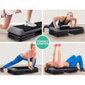 Everfit 3 Level Aerobic Step 110cm Exercise Stepper Gym Fitness