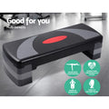 Everfit 3 Level Aerobic Step 78cm Exercise Stepper Gym Home