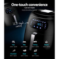 Devanti Air Fryer 8.5L LCD Digital Display Stainless Steel