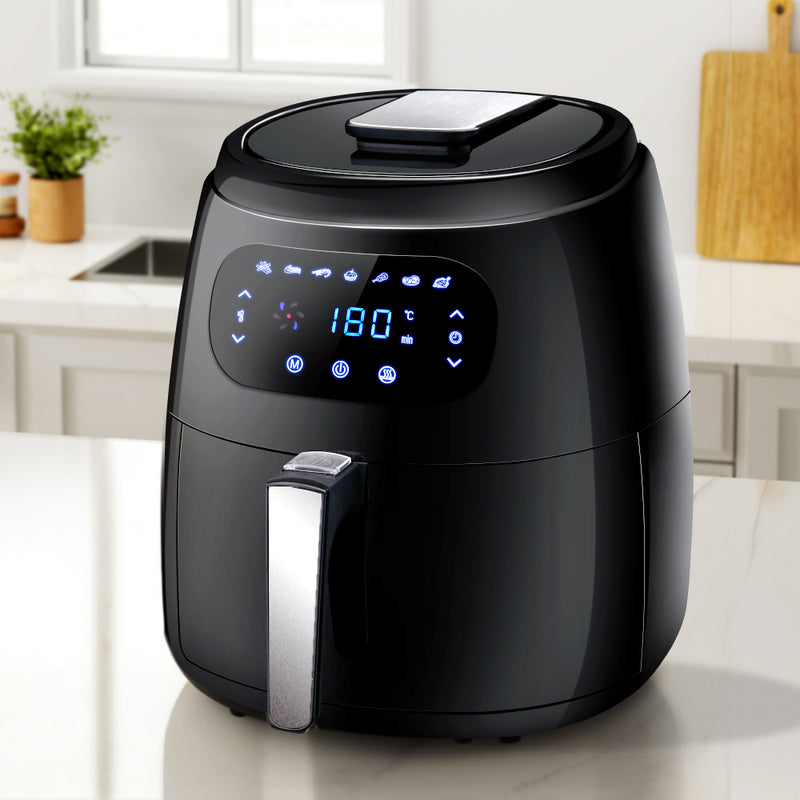 Devanti Air Fryer 8.5L LCD Digital Display Stainless Steel