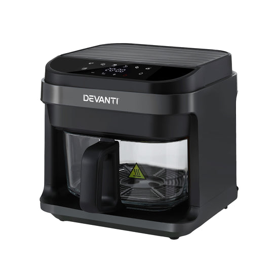 Devanti Air Fryer 5.5L 1200W Touch Control Black Electric