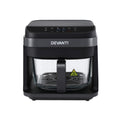 Devanti Air Fryer 5.5L 1200W Touch Control Black Electric