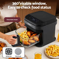 Devanti Air Fryer 5.5L 1200W Touch Control Black Electric