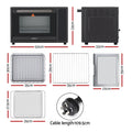 Devanti 32L Air Fryer Oven 1700W LCD Touch