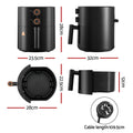 Devanti 4L Air Fryer 1500W Knob Control