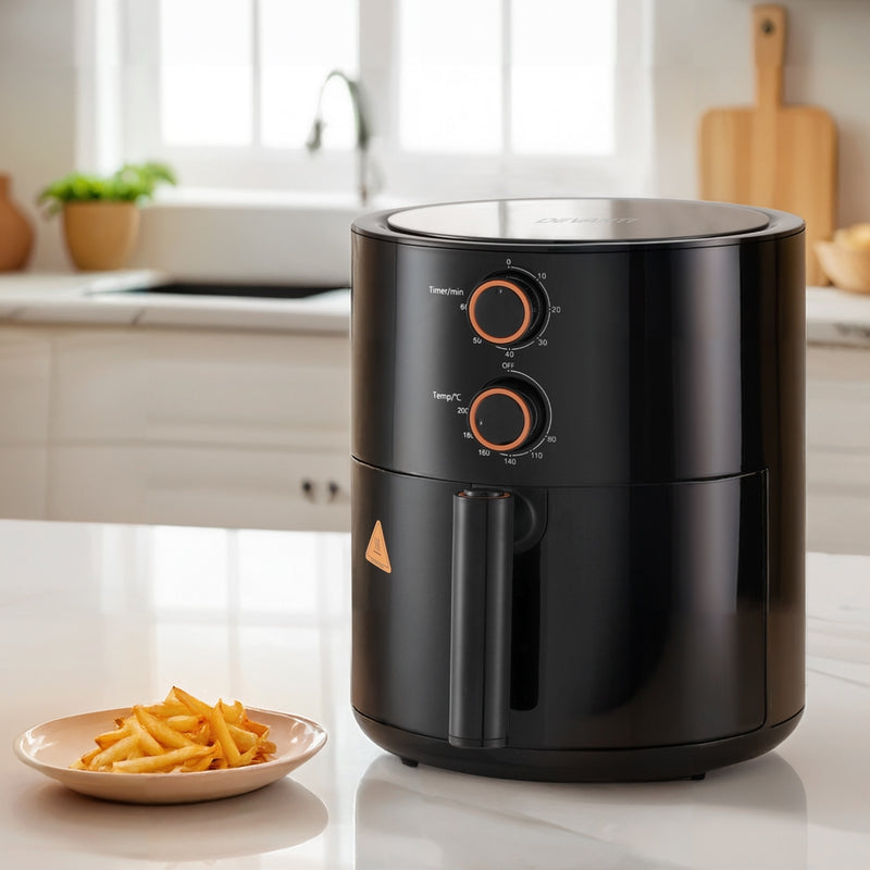 Devanti 4L Air Fryer 1500W Knob Control
