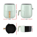 Devanti 5L Air Fryer 1700W Touch Control Green
