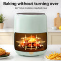 Devanti 5L Air Fryer 1700W Touch Control Green