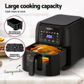 Devanti Air Fryer 8L LCD Digital Display Cooking