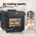 Devanti Steam Air Fryer Oven 15L LCD 1600W