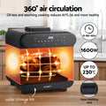 Devanti Steam Air Fryer Oven 15L LCD 1600W