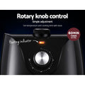 Devanti Air Fryer 2.5L Knob Control Stainless Steel